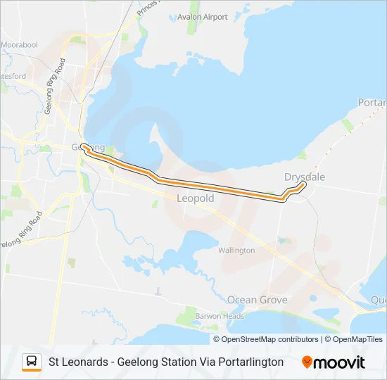 60 Bus Line Map
