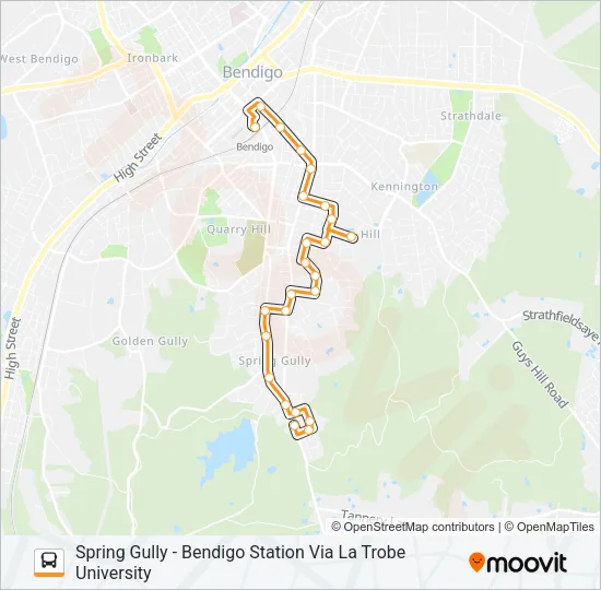 62 Bus Line Map
