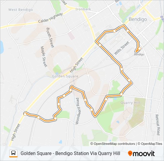 64 bus Line Map