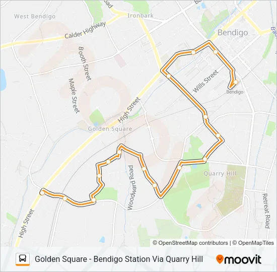 64 Bus Line Map