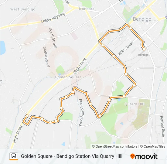 64 Bus Line Map