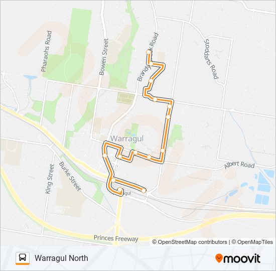 82 bus Line Map