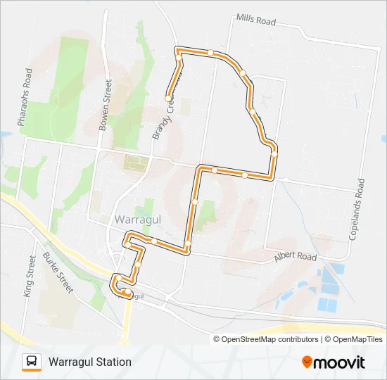 82 Bus Line Map