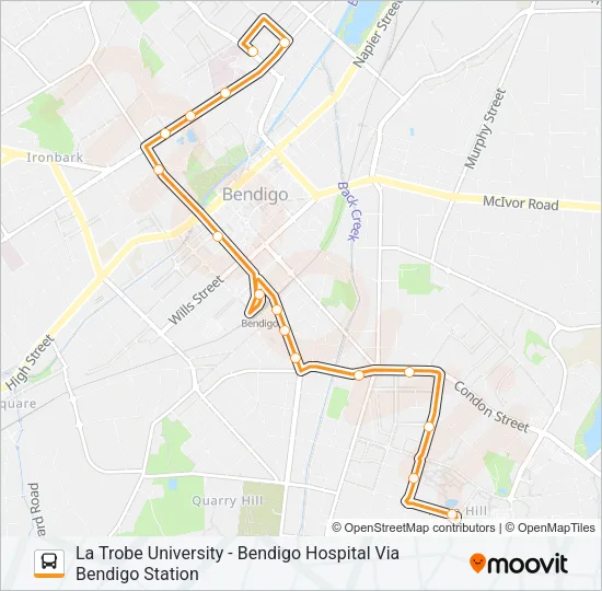 63 Bus Line Map
