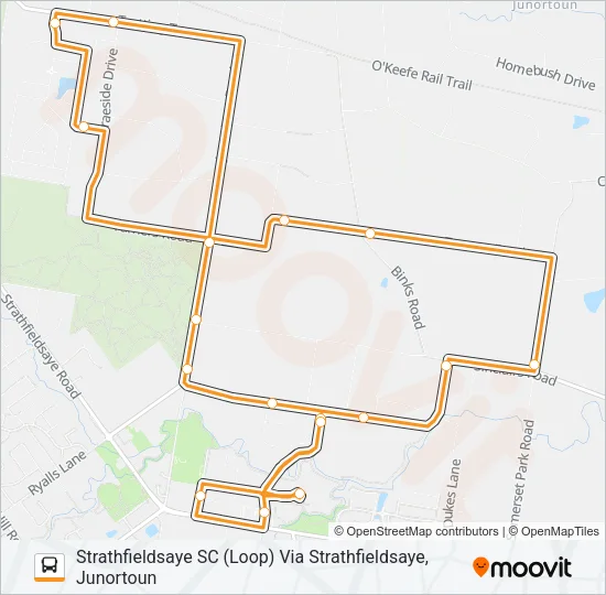 71 Bus Line Map