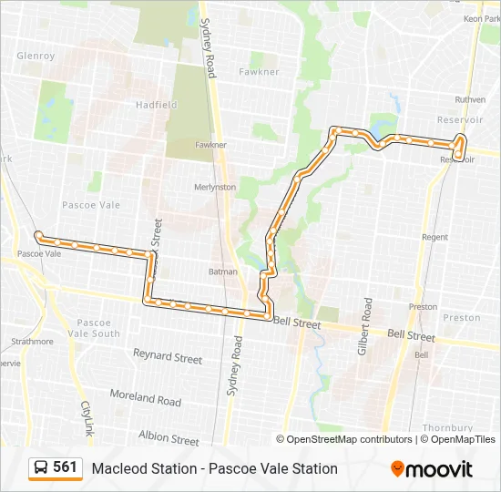 Route 561 561 Route: Schedules, Stops & Maps - Reservoir Station (Updated)