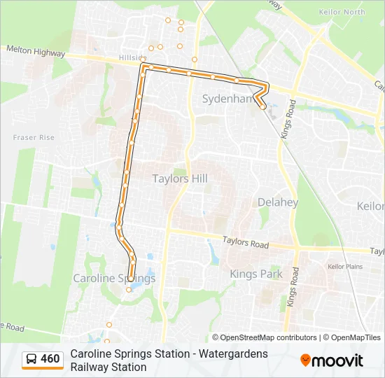 460 Bus Line Map