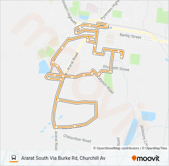 2 Bus Line Map