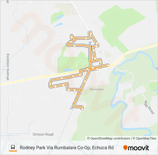 2 Bus Line Map