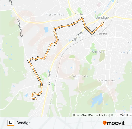 WN05 Bus Line Map
