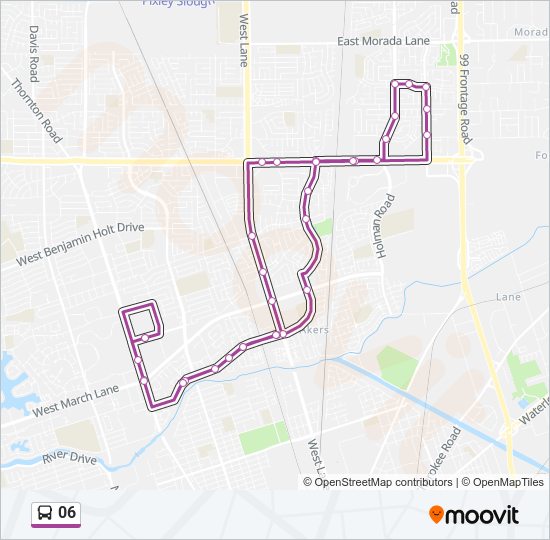 06 bus Line Map