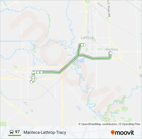 97 Bus Line Map