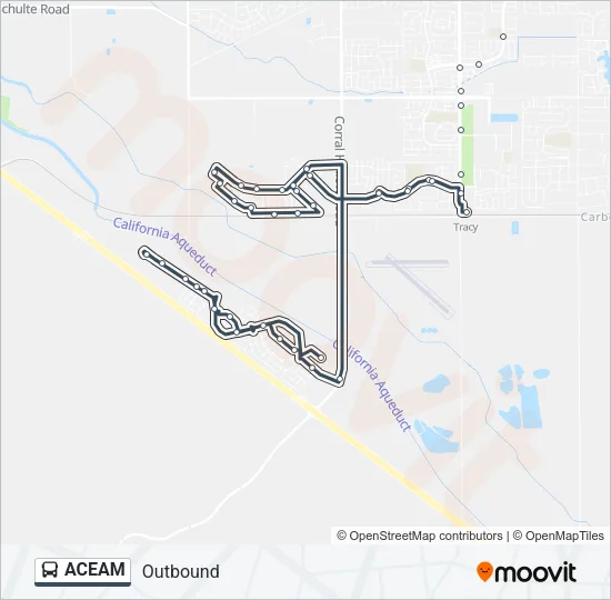 ACEAM Bus Line Map