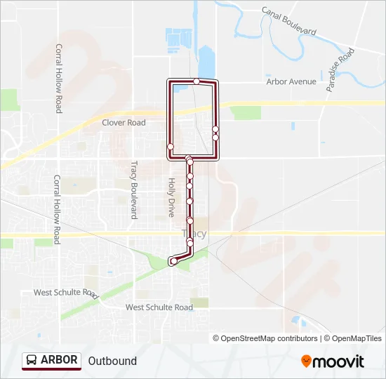 ARBOR Bus Line Map