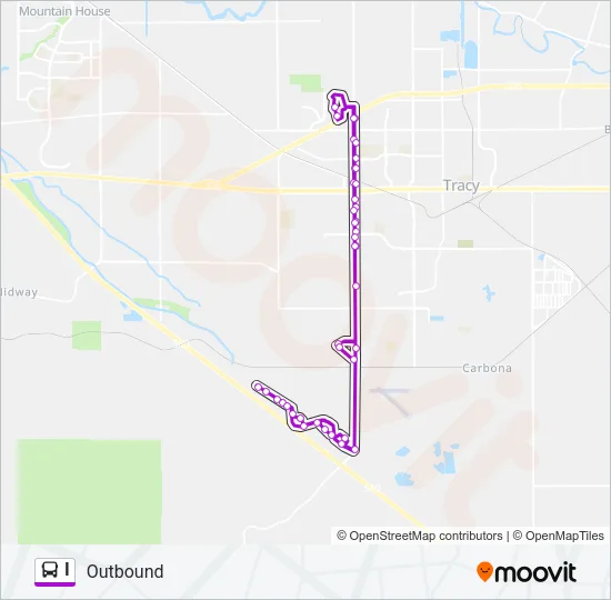 I Bus Line Map