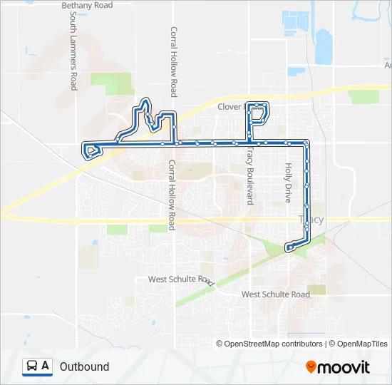 A Bus Line Map