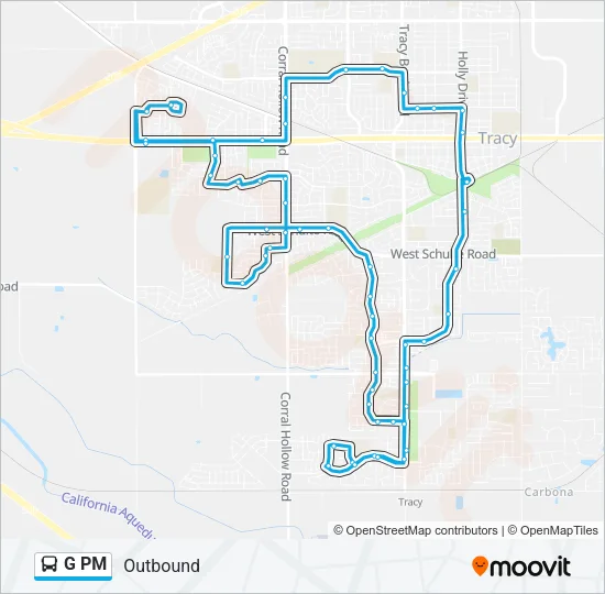 G PM Bus Line Map