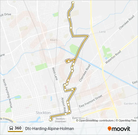 360 Bus Line Map