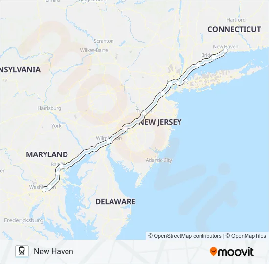 VERMONTER Train Line Map