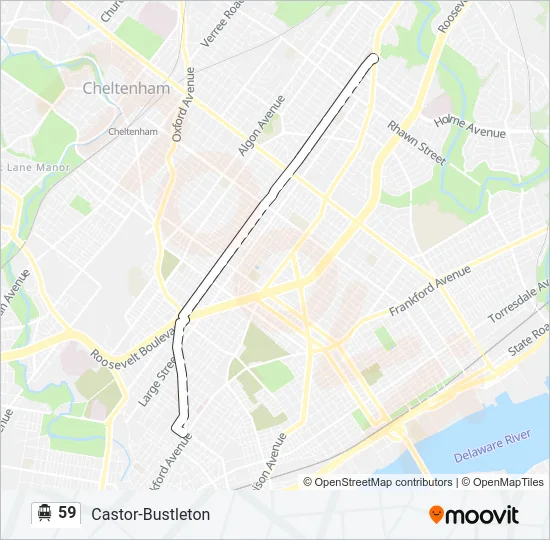 59 Cable Car Line Map