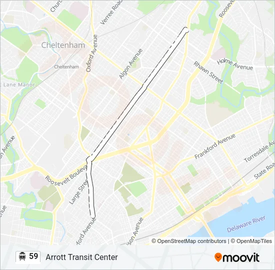 59 Cable Car Line Map