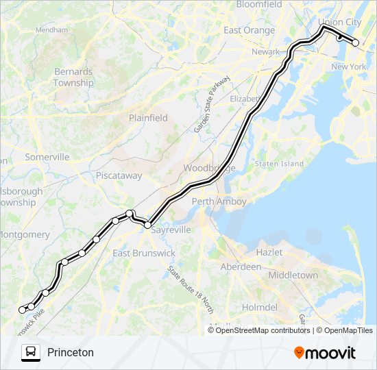 SUBURBAN TRANSIT Bus Line Map