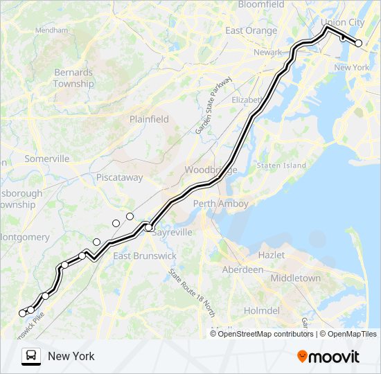 SUBURBAN TRANSIT Bus Line Map