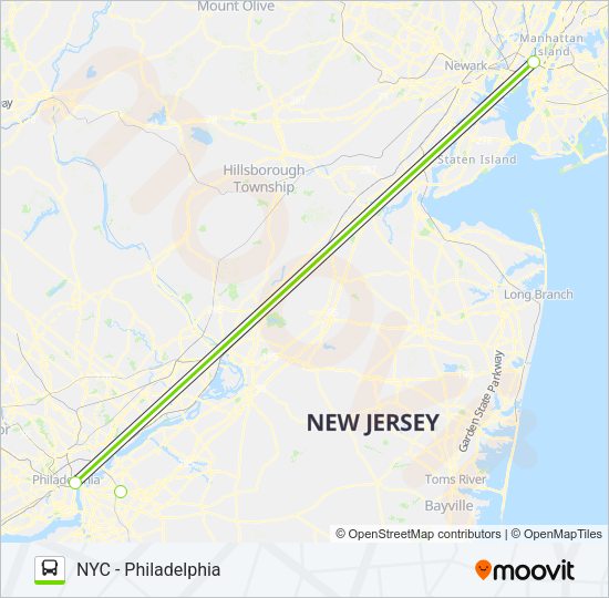 FLIXBUS 2602 Bus Line Map