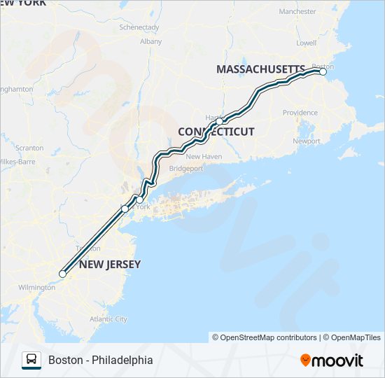 GREYHOUND US0235 bus Line Map