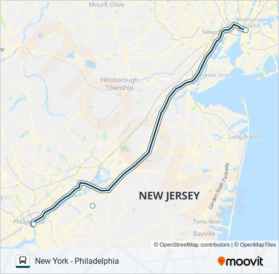 GREYHOUND US0305 bus Line Map