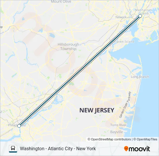 GREYHOUND US0320 Bus Line Map