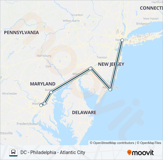 GREYHOUND US0320 Bus Line Map