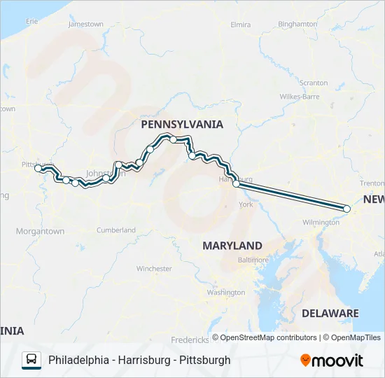 GREYHOUND US0400S Bus Line Map