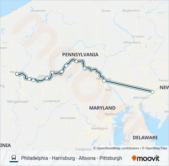 GREYHOUND US0400S Bus Line Map