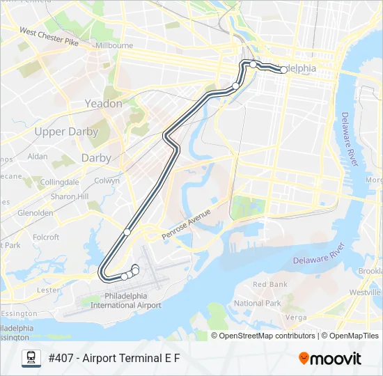 AIR Train Line Map