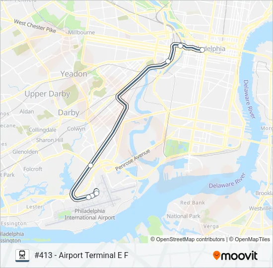 AIR Train Line Map