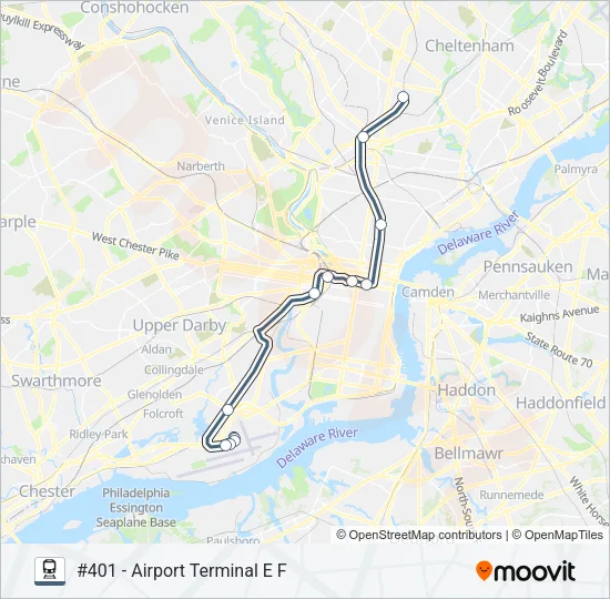 AIR Train Line Map