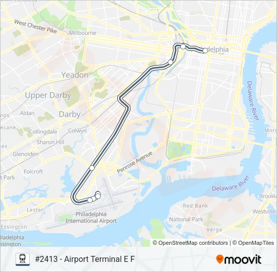 AIR Train Line Map