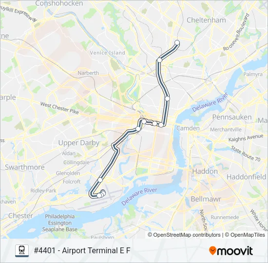 AIR Train Line Map