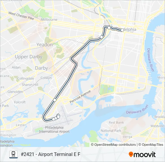 AIR Train Line Map