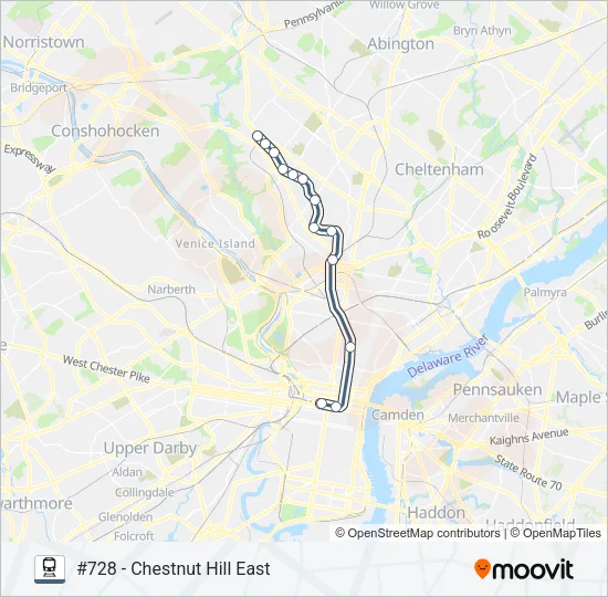 CHE Train Line Map
