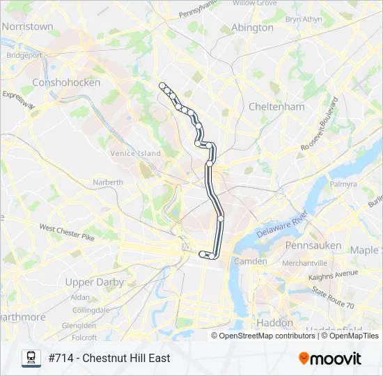 CHE Train Line Map