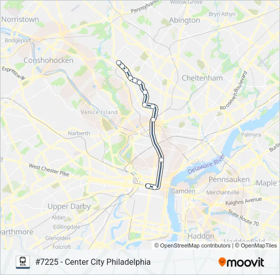 CHE Train Line Map