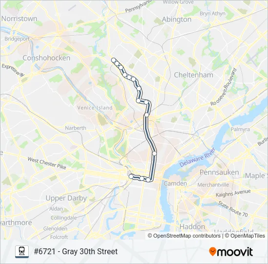 CHE Train Line Map
