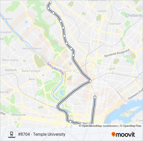 CHW train Line Map