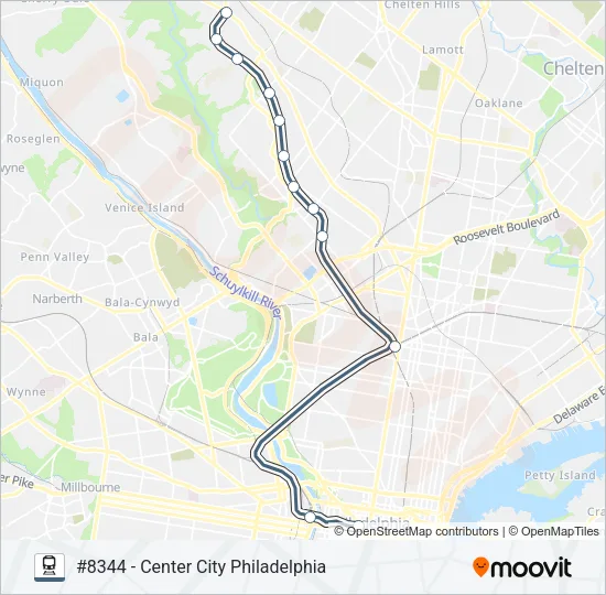 CHW Train Line Map