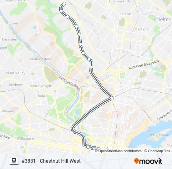 CHW Train Line Map