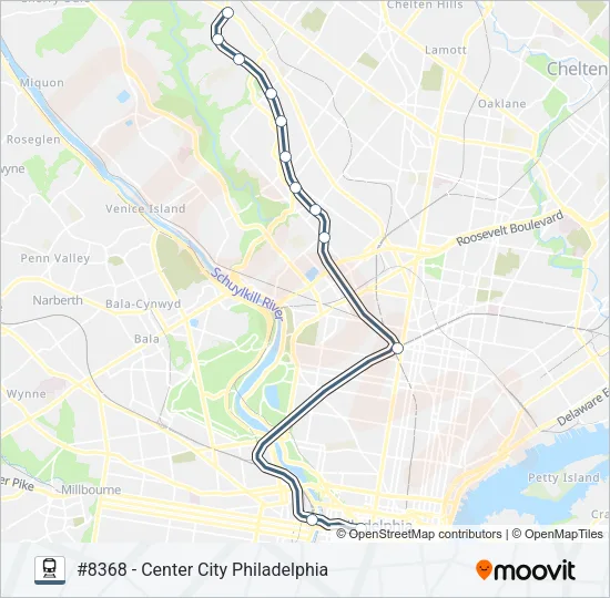CHW Train Line Map
