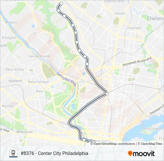 CHW Train Line Map