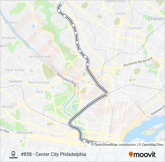 CHW Train Line Map